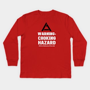 CHOKING HAZARD JIU JITSU Kids Long Sleeve T-Shirt